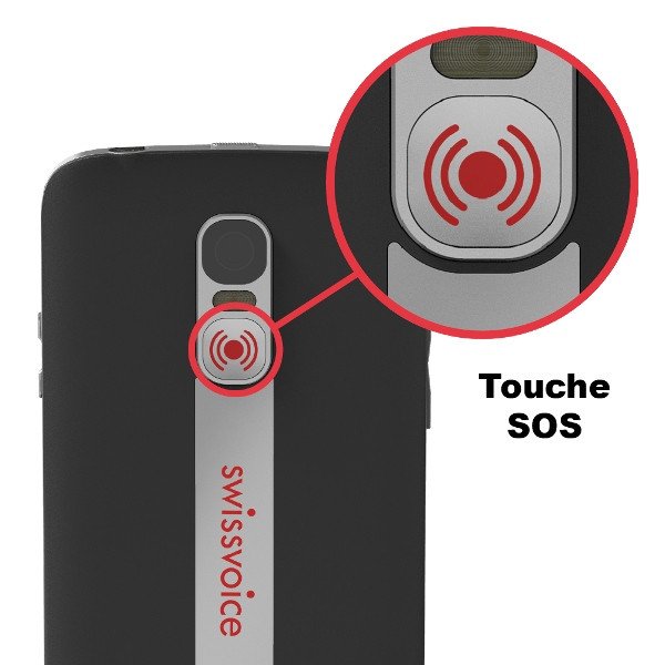 Smartphone SwissVoice S510 + Bracelet SOS