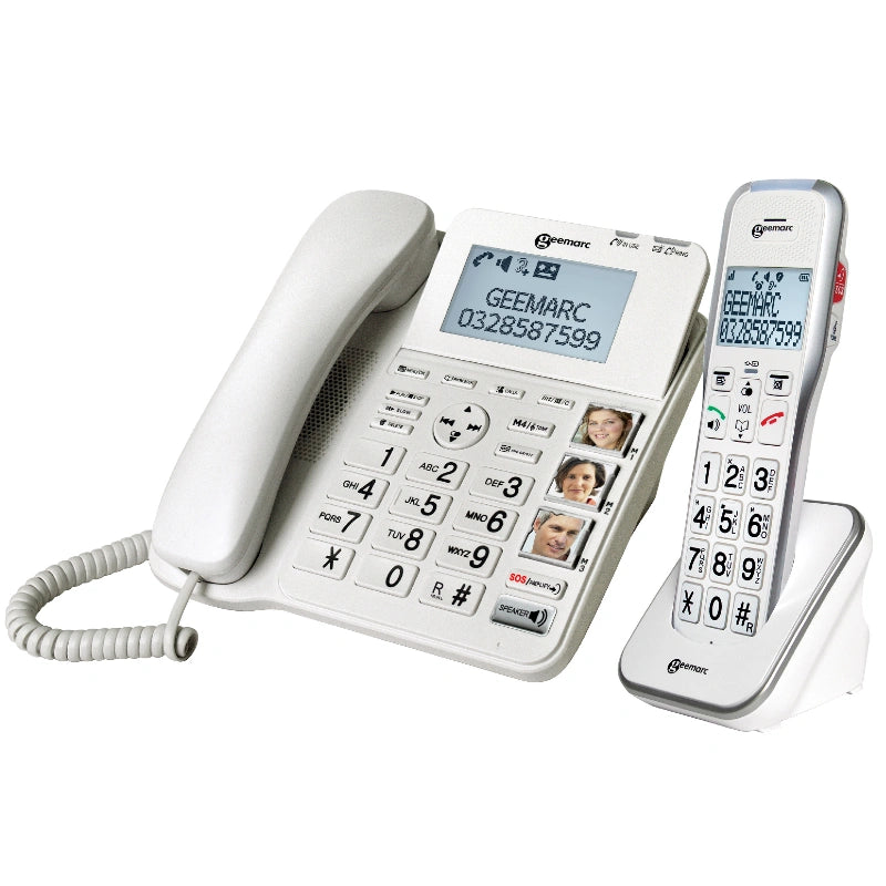 Combi Geemarc CL595 (+50dB) + Combiné additionnel