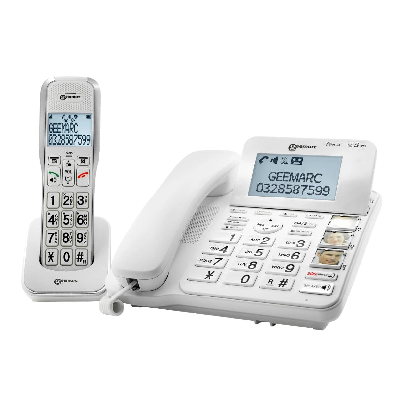 Combi Geemarc CL595 (+50dB) + Combiné additionnel