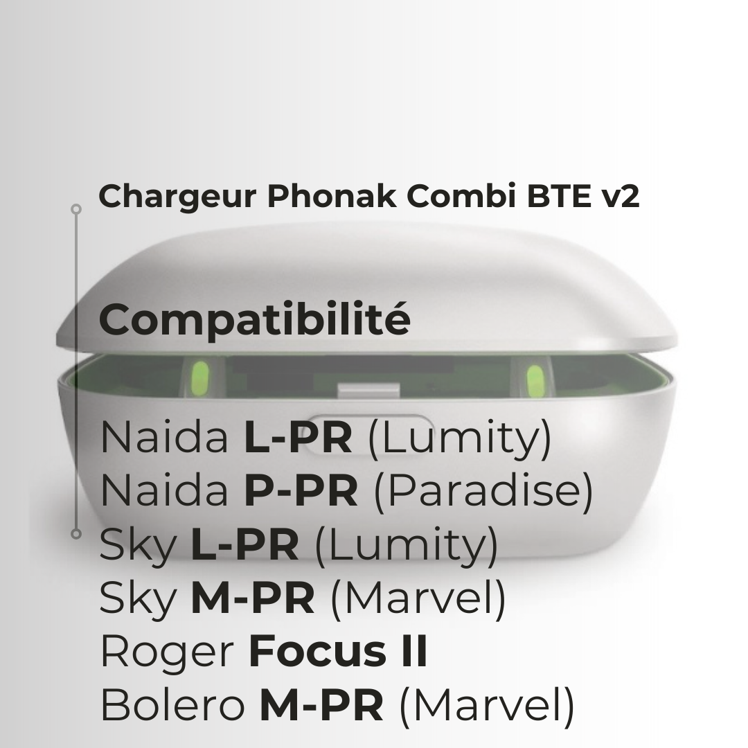 Chargeur Phonak Combi BTE v2