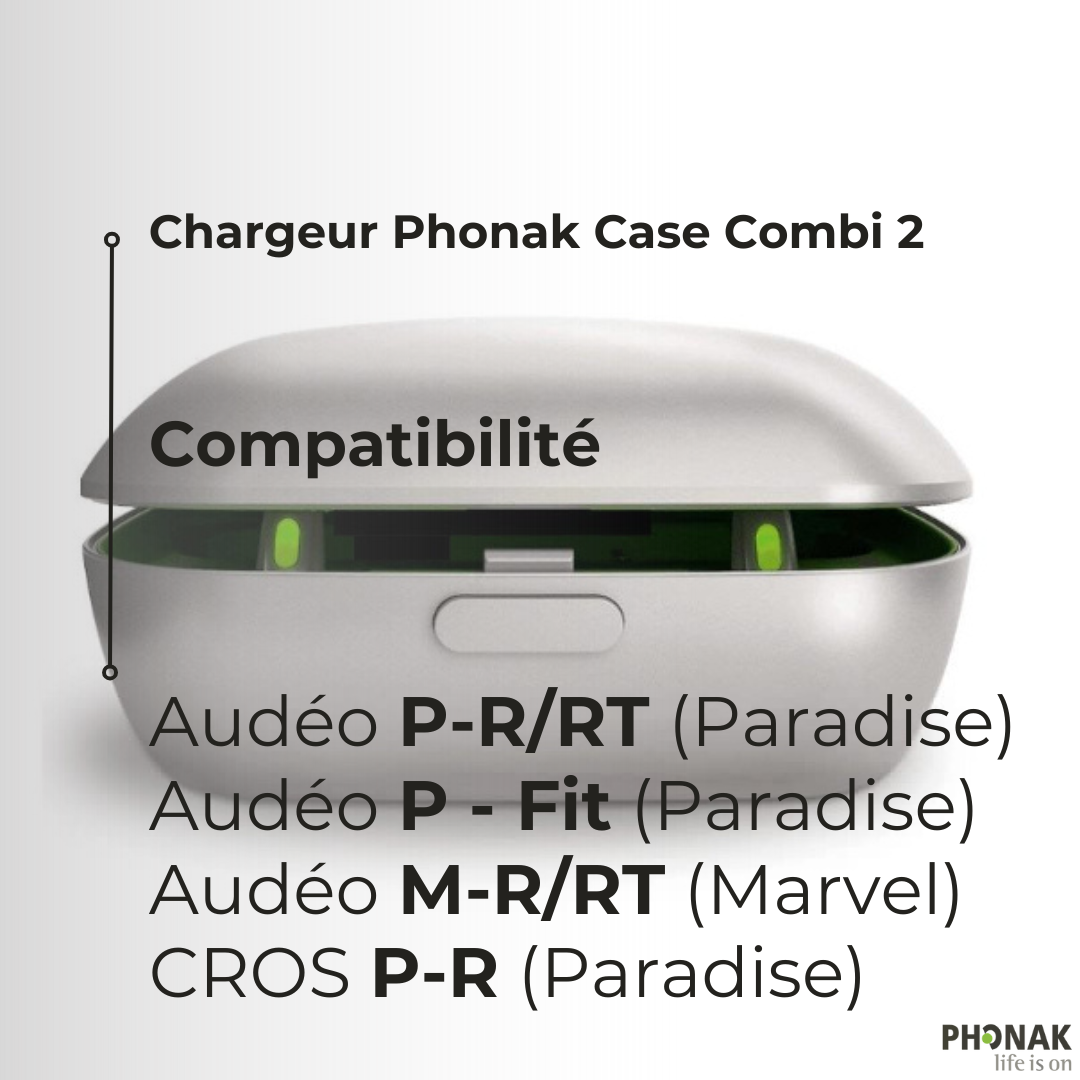 Chargeur Phonak Case Combi 2