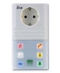 Lampe-flash Radio Lisa + Prise intégrée