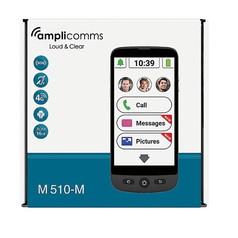 Smartphone Amplicomms M510-M + Etui