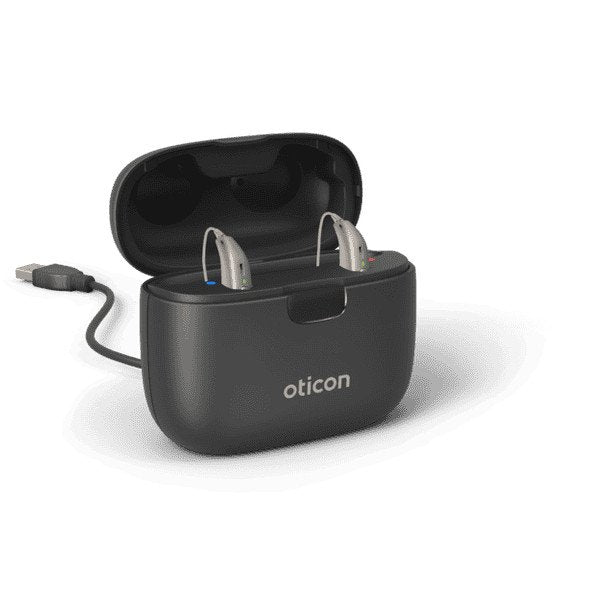 SmartCharger Oticon miniBTE Real, More, Play